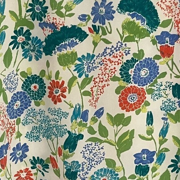 French Connection Floral Sleeveless Pull On Semi Sheer Blouse Dead Stock NWT Sz - Picture 2 of 5